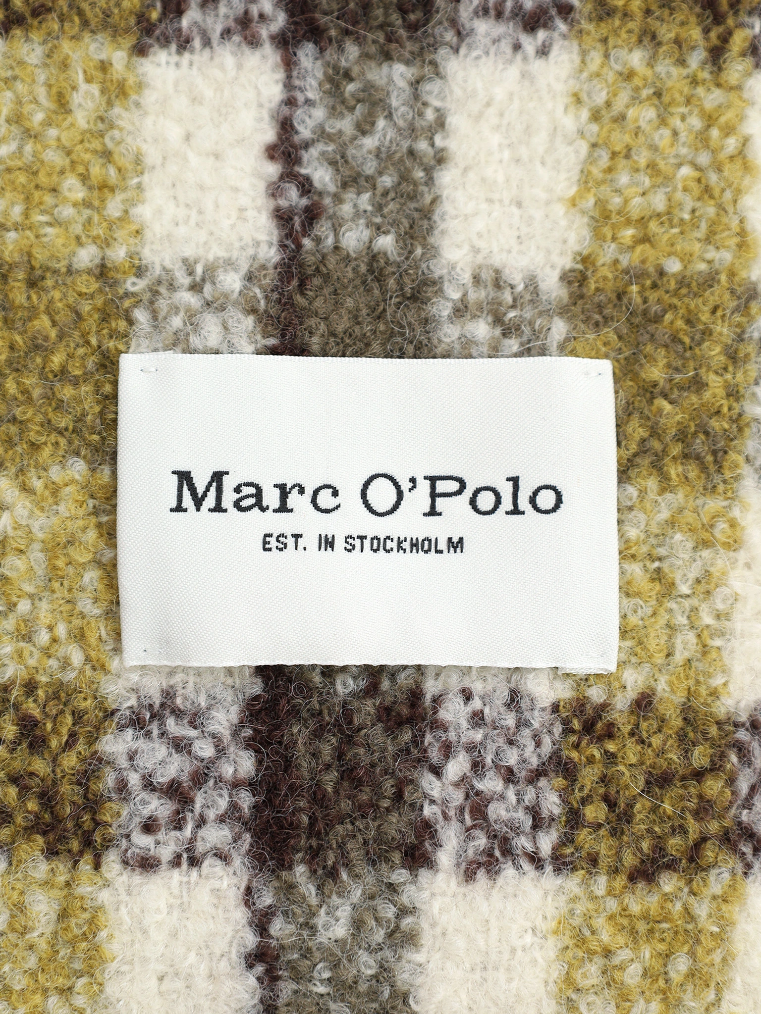 Шарф цвета мульти из шерсти альпаки